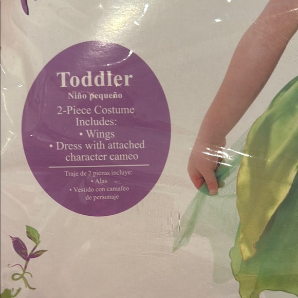 Disney Tinker Bell Fairy Costume - Green and Pink - Picture 2 of 8